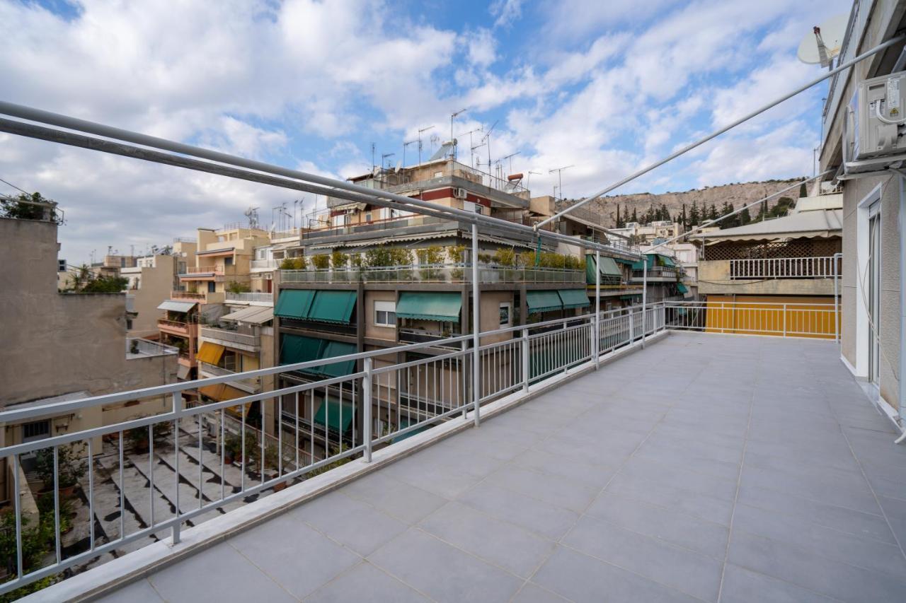 דירות Athens Hideout Apt, Big Rooftop With City View מראה חיצוני תמונה