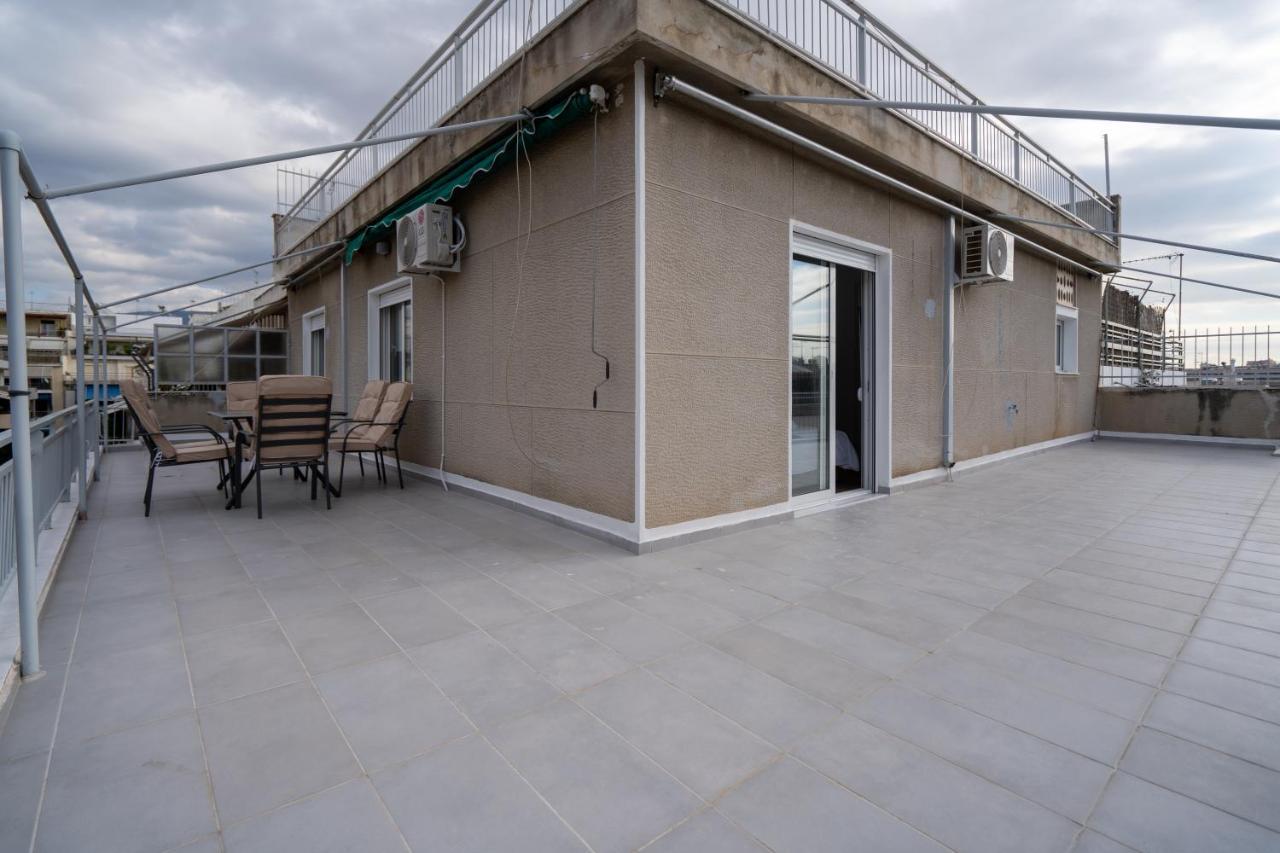 דירות Athens Hideout Apt, Big Rooftop With City View מראה חיצוני תמונה