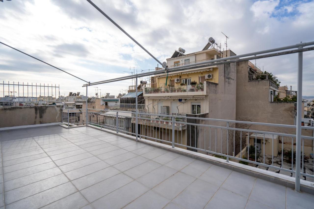 דירות Athens Hideout Apt, Big Rooftop With City View מראה חיצוני תמונה